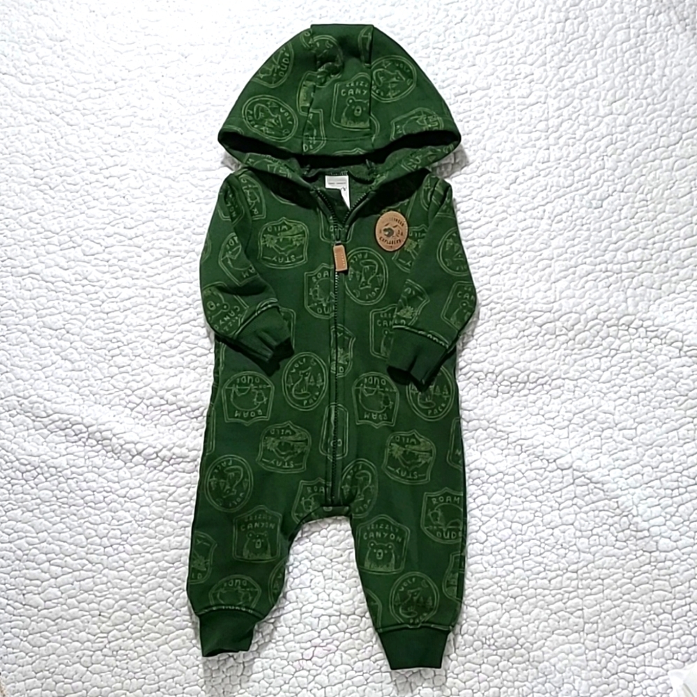 (NWOT) Carter's Hoodie Jumpsuit